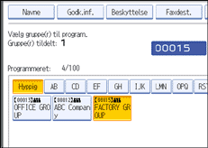 Illustration af sk&aelig;rm p&aring; betjeningspanel