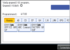 Illustration af sk&aelig;rm p&aring; betjeningspanel