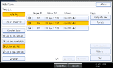Illustration af betjeningspanelets sk&aelig;rmbillede