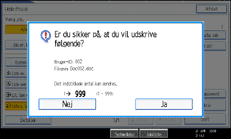 Illustration af betjeningspanelets skærmbillede