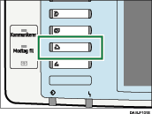 Illustration af printerknap