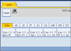 Illustration af sk&aelig;rm p&aring; betjeningspanel