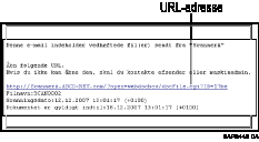 Illustration af en e-mail