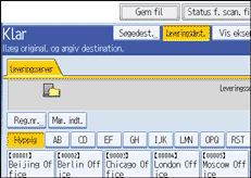 Illustration af sk&aelig;rm p&aring; betjeningspanel