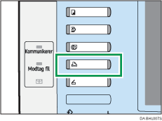 Illustration af tasten Printer