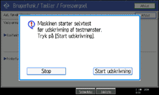 Illustration af sk&aelig;rmen p&aring; betjeningspanelet