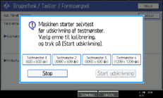 Illustration af sk&aelig;rmen p&aring; betjeningspanelet