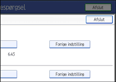 Illustration af sk&aelig;rmen p&aring; betjeningspanelet