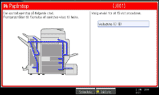 Illustration af sk&aelig;rmen p&aring; betjeningspanelet