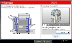 Illustration af sk&aelig;rmen p&aring; betjeningspanelet