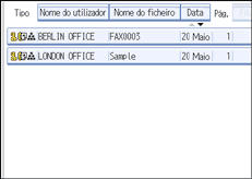 Ilustração do ecrã do painel de operação
