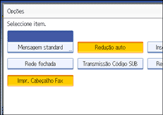 Ilustração do ecrã do painel de operação
