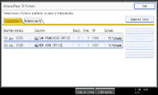 Ilustração do ecrã do painel de operação
