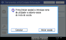 Imagem do ecr&atilde; do painel de opera&ccedil;&atilde;o