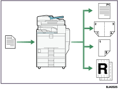 Imagem da utiliza&ccedil;&atilde;o deste equipamento como copiador