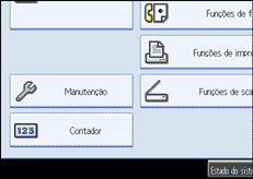 Imagem do ecr&atilde; do painel de opera&ccedil;&otilde;es.