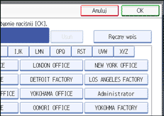 Ilustracja ekranu panela operacyjnego