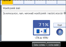 Ilustracja ekranu panela operacyjnego