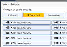 Ilustracja ekranu panela operacyjnego