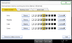 Ilustracja ekranu panela operacyjnego