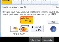 Ilustracja ekranu panela operacyjnego