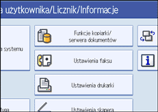 Ilustracja ekranu panela operacyjnego