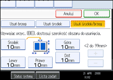 Ilustracja ekranu panela operacyjnego