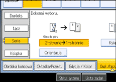 Ilustracja ekranu panela operacyjnego
