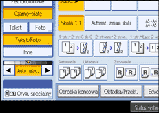 Ilustracja ekranu panela operacyjnego