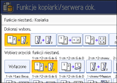 Ilustracja ekranu panela operacyjnego