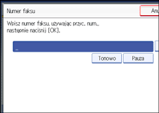 Ilustracja ekranu panela operacyjnego