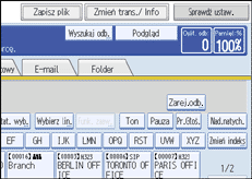 Ilustracja ekranu panela operacyjnego