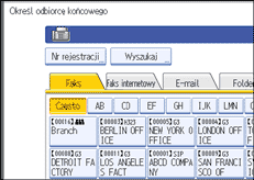 Ilustracja ekranu panela operacyjnego
