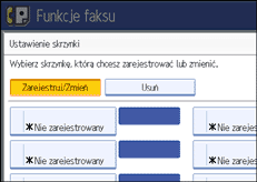 Ilustracja ekranu panela operacyjnego