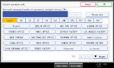 Ilustracja ekranu panela operacyjnego