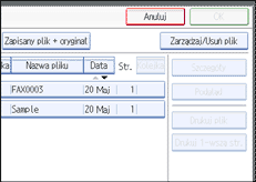 Ilustracja ekranu panela operacyjnego