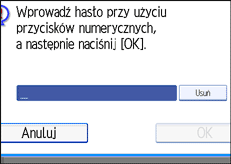 Ilustracja ekranu panela operacyjnego