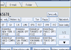 Ilustracja ekranu panela operacyjnego