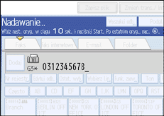Ilustracja ekranu panela operacyjnego