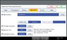 Ilustracja ekranu panela operacyjnego