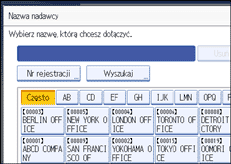 Ilustracja ekranu panela operacyjnego