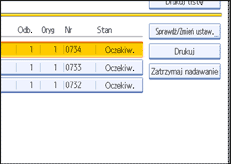 Ilustracja ekranu panela operacyjnego