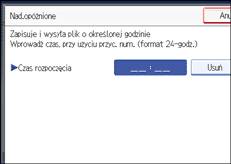 Ilustracja ekranu panela operacyjnego