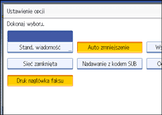 Ilustracja ekranu panela operacyjnego