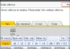 Ilustracja ekranu panela operacyjnego