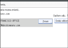 Ilustracja ekranu panela operacyjnego