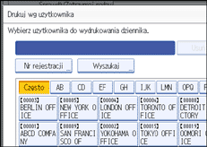 Ilustracja ekranu panela operacyjnego
