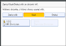 Ilustracja ekranu panela operacyjnego