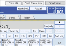 Ilustracja ekranu panela operacyjnego