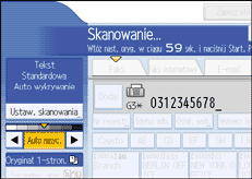 Ilustracja ekranu panela operacyjnego